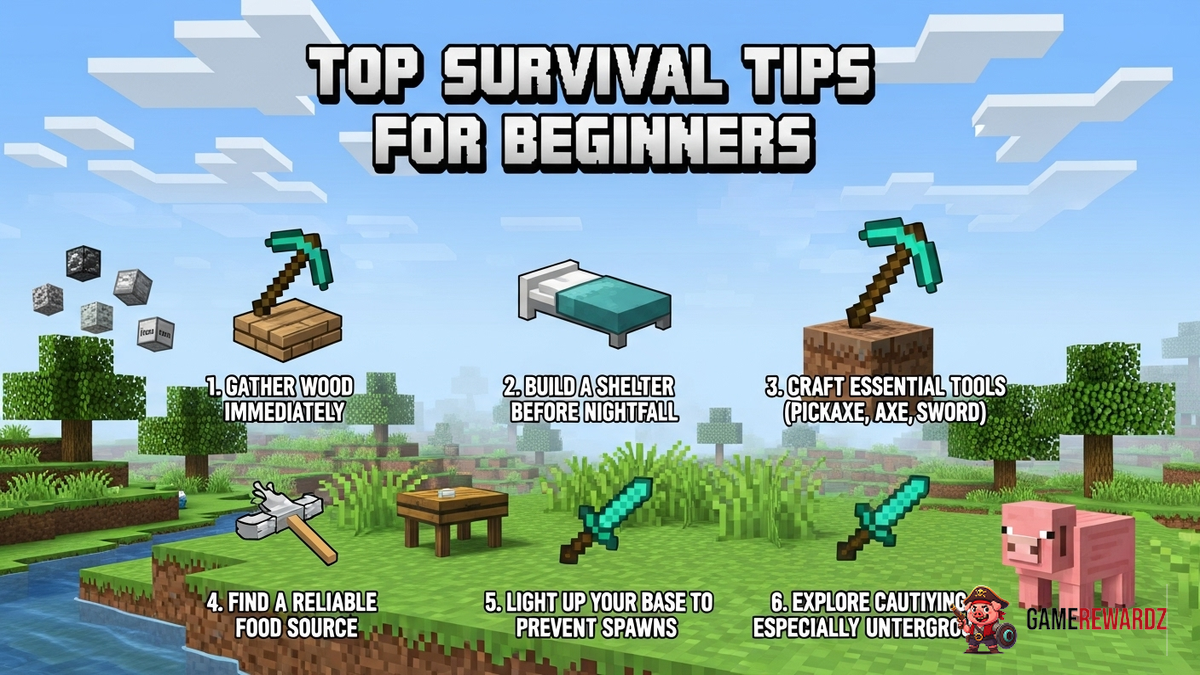 Minecraft Top Survival Tips for Beginners